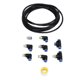 thumbnail image 1 of Vacuum Fitting Kit, Oil Resistant 10PCS Flexible Turbo Vacuum Fitting Kit  For Vehicle ANGGREK Azul, 1 of 8