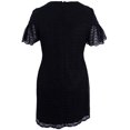 thumbnail image 2 of American Living Womens Flutter-Sleeve Shift Cocktail Dress, Black, 4, 2 of 2