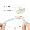 thumbnail image 4 of Cuchara suave de silicona para bebé, vajilla de alimentación de entrenamiento para niños, cubiertos de alimentación sólidos con detección infantil, regalo de Año Nuevo, 2022, 4 of 4