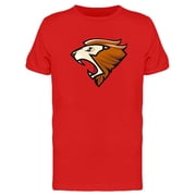 Cool Lion Mascot Roaring Cartoon T-Shirt Men -Image by Shutterstock, Male Large