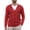 Red, variant on COOFADNY Mens Cardigan Sweater Vintage Striped V-Neck Long Sleeve Button Down Knitted Sweaters