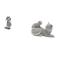 thumbnail image 1 of Figura De Gato De Caballero De Resina Nórdica, Escultura Abstracta De Arte Animal, Adorno Para Escritorio, Armario, Mesa, Oficina, Dormitorio, Sala De Estar, Centro De Mesa, Entrada, Regalo De, 1 of 8