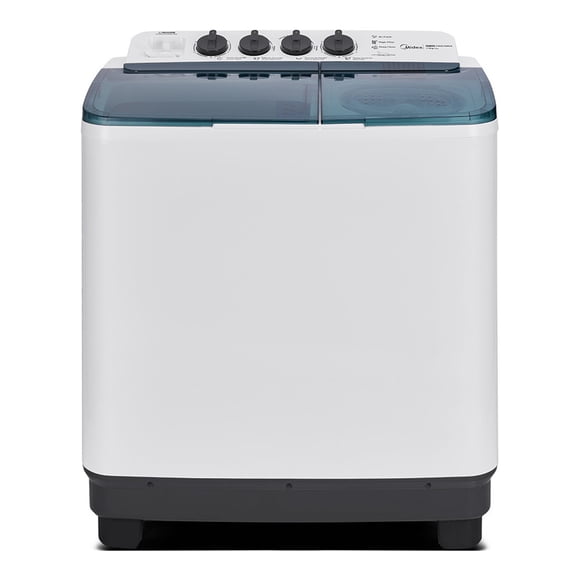 Lavadora Midea 19 Kg Blanca MT100W190/WB-MX Twin Force Semiautomatica