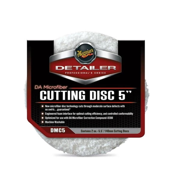 Meguiar's DMC5 DA Microfiber Cutting Disc, 5 Inch