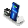 thumbnail image 3 of Latrodar 3 In1 Wireless Charger Stand 15W Fast Non-Toxic on Dock For IPhone14 White 8x2 Inch Home Essentials, 3 of 5