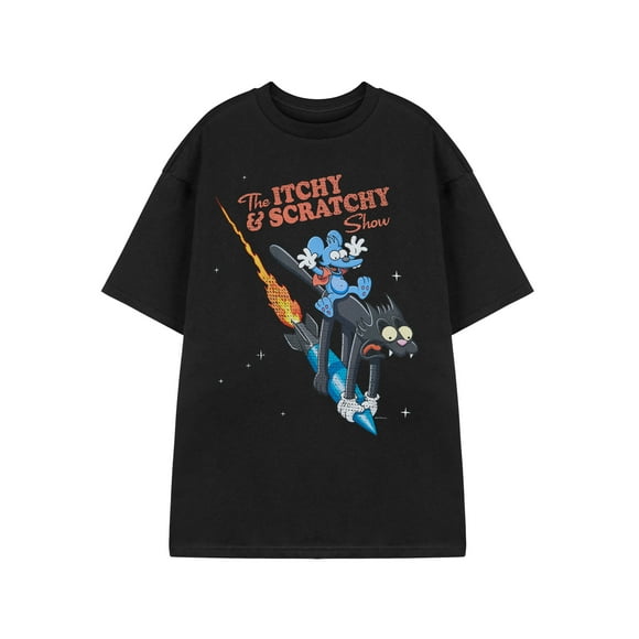 The Simpsons T-Shirt à Manches Courtes Noir pour Hommes