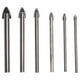thumbnail image 1 of 6 brocas para vidrio de 3 a 10 mm, de aleación dura, precisas, estables, limpias, de apertura suave y ordenada., 1 of 14