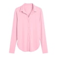 thumbnail image 5 of Aboser Sun Shirts for Women Long Sleeve UV Protection Dress Shirt Lapel Collar Button Down Blouse Lightweight SPF Shirts Swimwear Cover Up for Warm Weather, 5 of 6