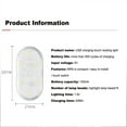 thumbnail image 3 of 1pc Car Interior Light Auto Roof Ceiling Reading Lamp LED Car Styling Night Light Mini USB Charging Car Light 5V, 3 of 8