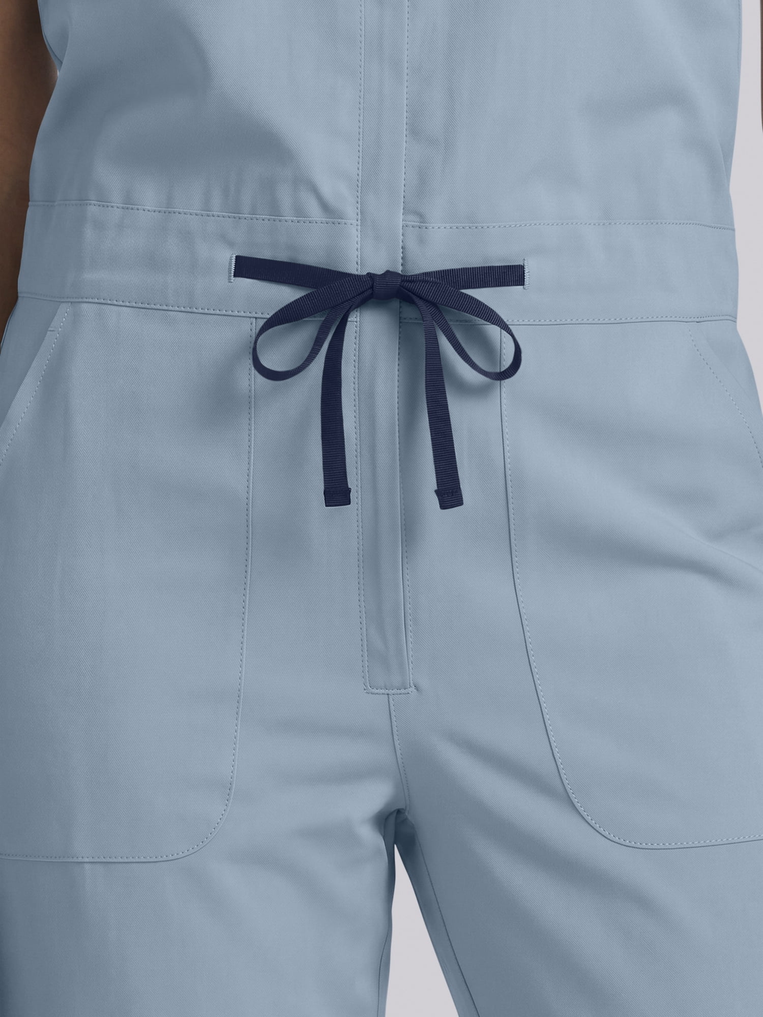 Scrubstar Ultimate Women’s Antimicrobial Drawstring Straight Leg Scrub Jumpsuit, Sizes XS–2XL