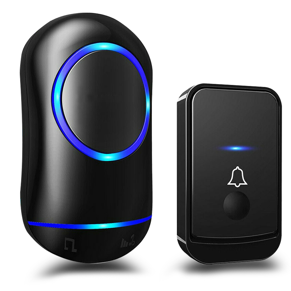 Wireless DoorBell, GIUGT Waterproof Door Bell Chime Operating Remote at