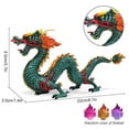 thumbnail image 2 of Chinese Dragon Figure PVC Desktop Ornament Solid Statue Gift for Kids Adult Vivid Color, 2 of 2