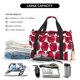 thumbnail image 5 of Disketp Tulips Flowers Bolsa de Viaje Tipo Duffle, Bolso de Mano para Fin de Semana para Mujer, Bolsa de Gimnasio Ligera para Hombre, Esencial para Viajes, 5 of 7