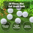 thumbnail image 2 of Libima 20 Pcs Mini Golf Stress Ball Bulk 2.5 Inch Foam Practice Balls Stress Relief Sports Stress Ball with Storage Bag for Golf Birthday Party Favors School Carnival Reward Gift, 2 of 10
