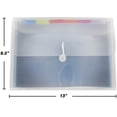 thumbnail image 3 of Emraw Rainbow 7-Pocket Letter Size Poly Expanding File Folder, Pack of 2, 3 of 4