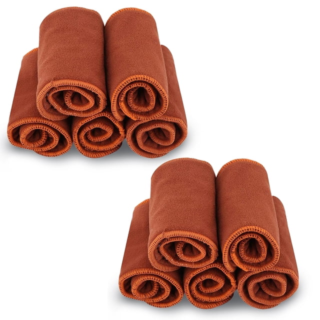 Paquete de 10 pañales para bebés, insertos absorbentes, lavables, de bolsillo, forros para pañales, fundas de repuesto, accesorios para recién nacidos Scienceny BA000358-00