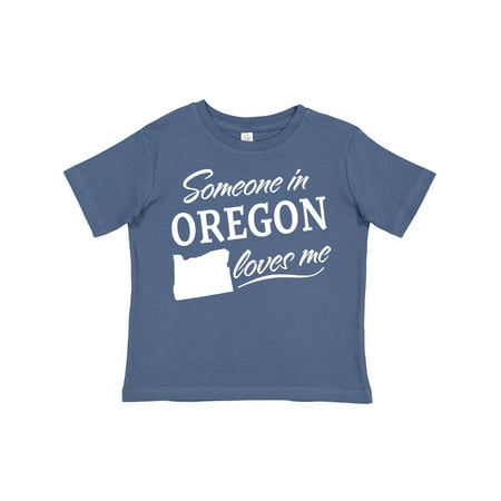 

Inktastic Someone in Oregon Loves Me Gift Toddler Boy or Toddler Girl T-Shirt