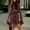 BW2, variant on Rove Studio Women's Flowy Chiffon Skirt Set 2-Piece Cape-Style Ruffle Mini Dress with Camisole Army Green L