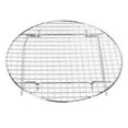 thumbnail image 2 of Stainless Steel Round Cooking Rack 10.63 Inch with Legs for Air Fryer Oven Baking Cooling Bread Cookies Pizza Cross Wire Grill Rack, 2 of 9