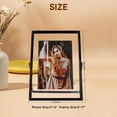 thumbnail image 2 of Gold Floating Frame &#x Vertical Set For Picture x x x Tabletop Shelf Photo Frame Classy For Wedding Birthday Anniversary Home or Office Decor, 2 of 9