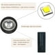thumbnail image 2 of Aplique LED de 9W, lámpara de lectura de cabecera con puerto de carga USB, (6W 3000K blanco cálido) + (3W 6500K blanco) rectángulo negro, 2 of 5