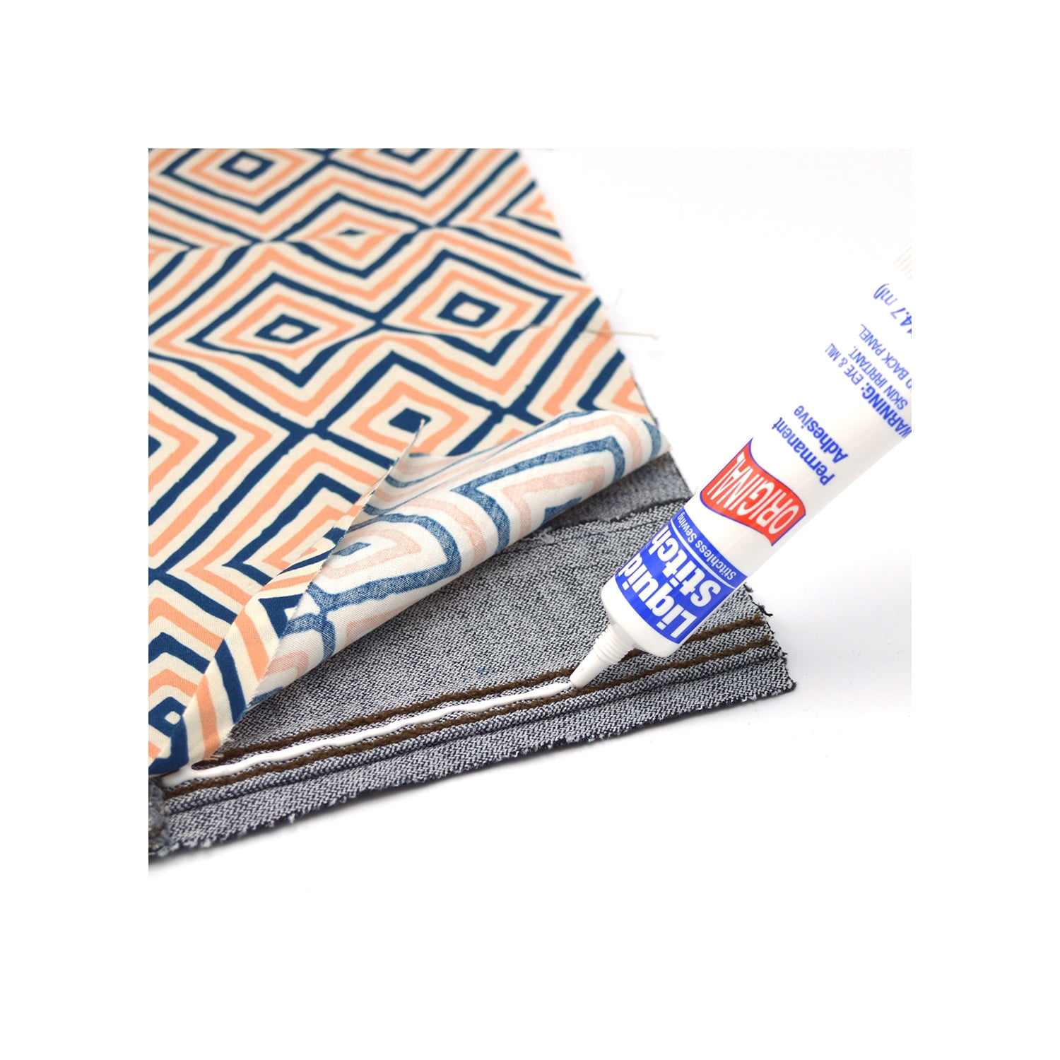 Liquid Stitch Mini No-Sew Adhesive Fabric Glue – 0.5 oz