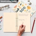 thumbnail image 4 of FORMRS 1-Subject Spiral Notebook 8" x 5" College Ruled 60 Refillable Sheet A5 Hard Cover, 2 Pack, Halloween Cute Pumpkins, 4 of 7