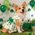 thumbnail image 6 of St. Patrick's Day Dog Dress, Cat Tutu Skirt Green Mesh St Patricks Day Pet Costume for Party Photo Small Dogs Cats, 6 of 6