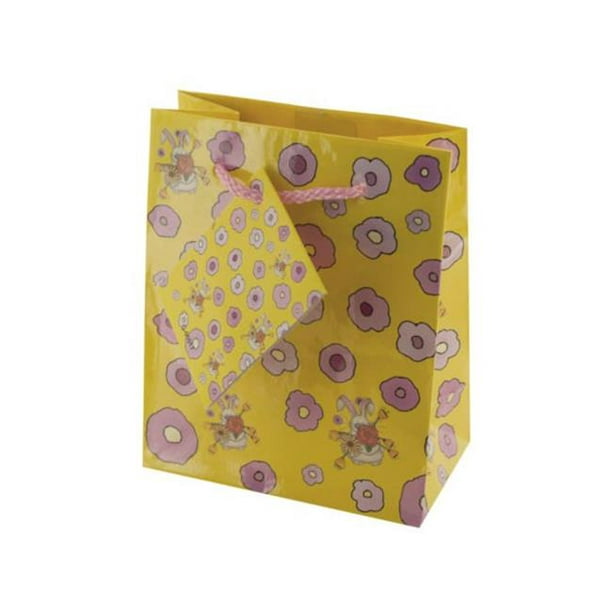 Kole Imports GB020-36 Petit Lapins & Fleurs Sac Cadeau - Pack de 36