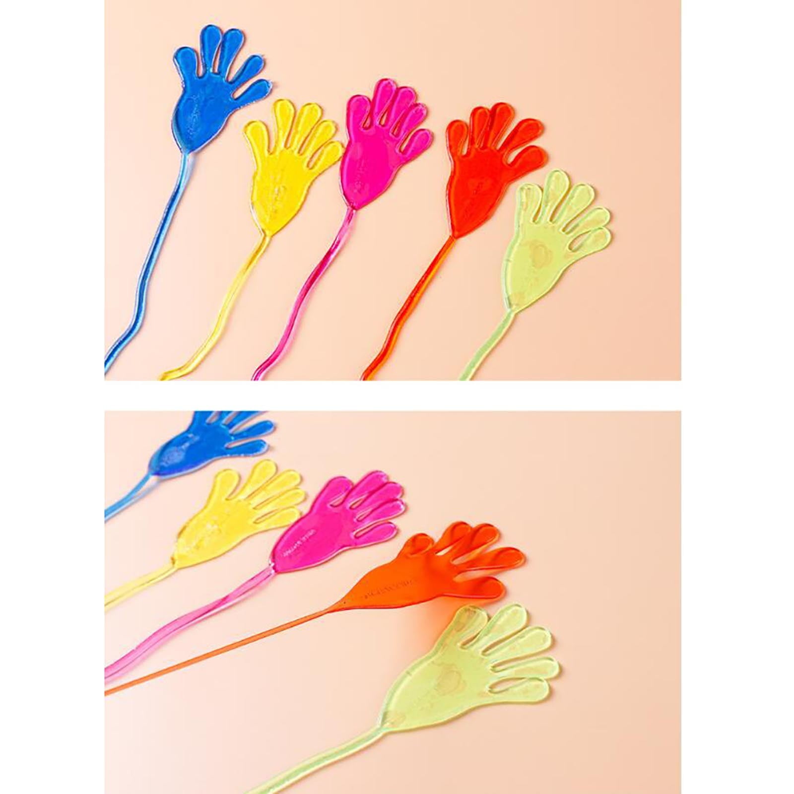 Sticky Hands Voor Kinderen - Stretchy Slap Hands, Creatief Speelgoed, Meerdere Kleuren