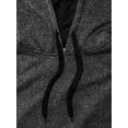 thumbnail image 3 of Hat and Beyond Men's Standard Premium Classic Marled Fleece Pullover Sweater, 3 of 6