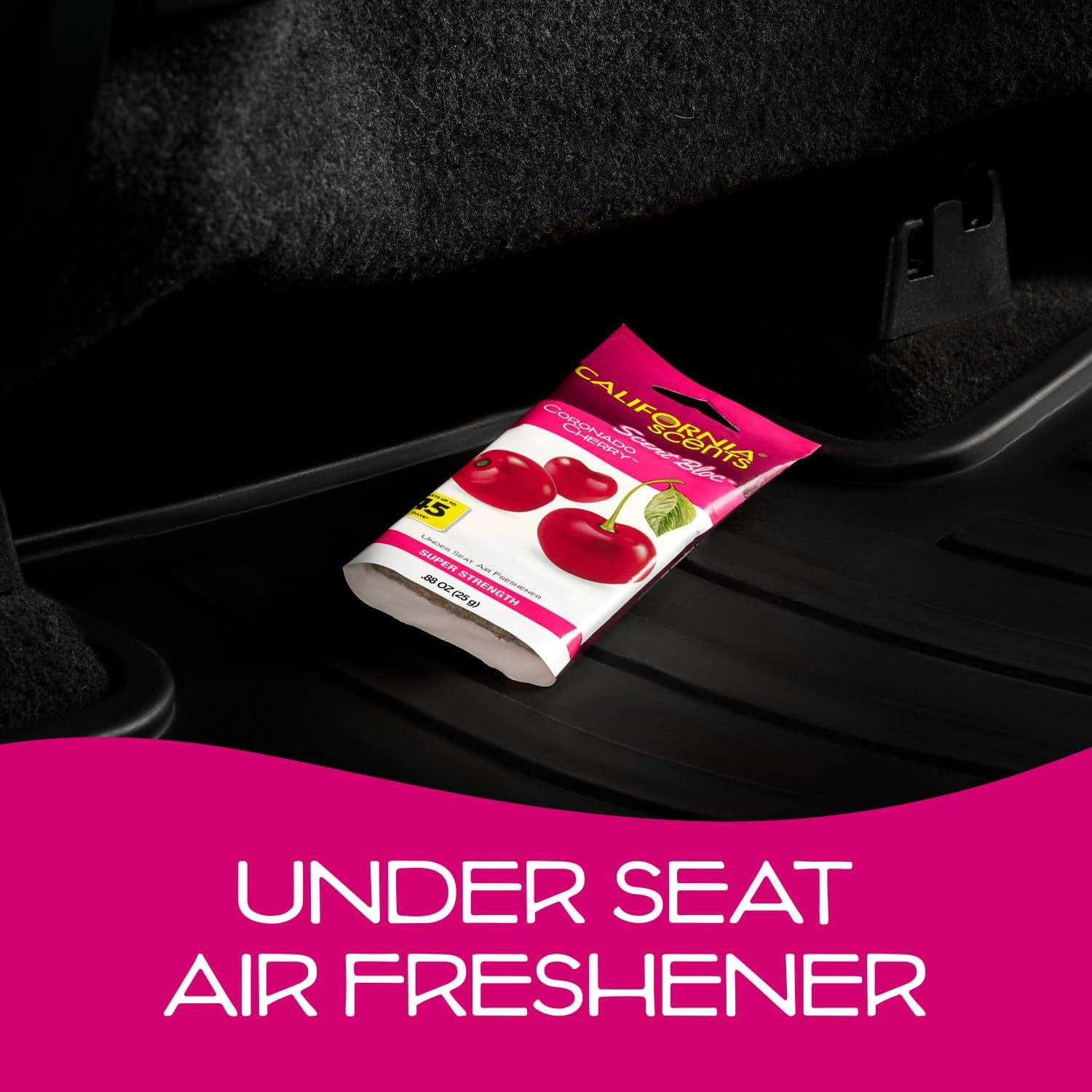 Power Bloc Car Air Freshener, Coronado Cherry Scent