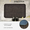 thumbnail image 6 of Evideco Brown Chloe Polypropylene Door Mat 24x16 Inches - Weather Resistant - Outdoor - Front Door Mat for Entryway, Porch, Patio, 6 of 6