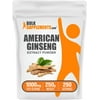 BulkSupplements American Ginseng Extract Powder - 1g per Serving - 250 Grams (8.8 oz) - 250 Servings