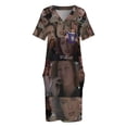 thumbnail image 4 of Vestido holgado con bolsillos de Expediente X / Collage de Mulder y Scully, vestidos de fiesta para mujer, vestidos de verano para damas 2025, vestidos estilo coreano, 4 of 7