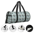 thumbnail image 3 of Balery Sea Otter Bolsa de Gimnasio para Mujeres y Hombres, Bolsa de Viaje Impermeable, Bolsa de Fin de Semana con Compartimento para Zapatos y Bolsillo Húmedo, 3 of 6