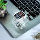 thumbnail image 5 of KAIYANG Correa de reloj de TPU + funda para Apple Watch Series 10 de 42 mm con diseño integrado, marco blanco transparente y multicolor, 5 of 5