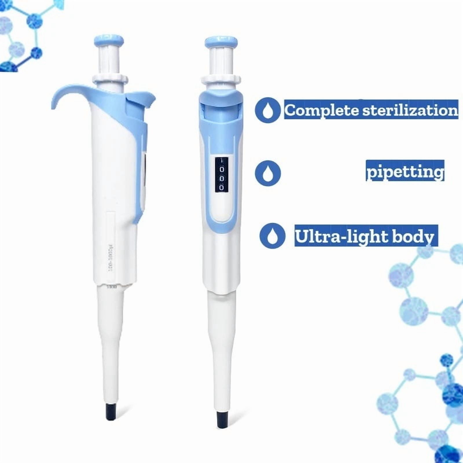 Laboratory Pipette Digital Adjustable 100-1000ul Pipeta Full Sterilizable Micropipette Lab Equipment With Pipette Tips , High-Accurate