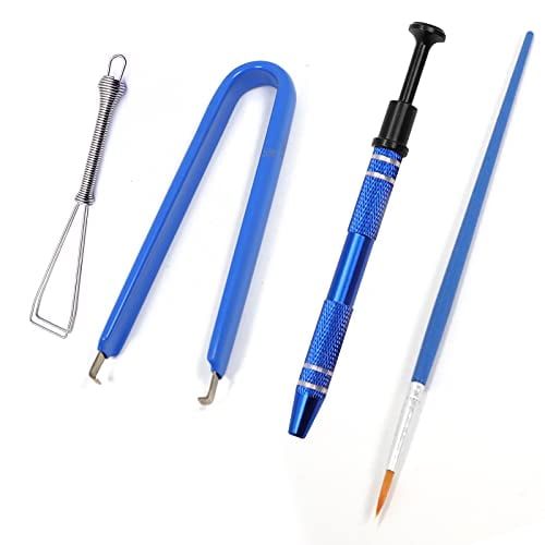 Keyboard Lube Switch Puller Kits 4PCS Lube Station Keycap Puller Remover for Mechanical Keyboard Key Switch Stem Holder Compatible MX Gateron Kailh Switches Keyboard Cleaner