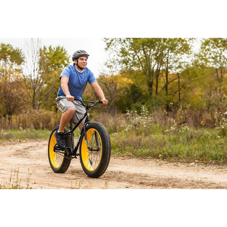 Mongoose 26 Inch Brutus Mens Alloy All Terrain Mountain Bike Black R4140