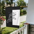 thumbnail image 3 of ZNDUO Astronaut Pattern Garden Flag, 28"x40" Double Sided Polyester Flag for Garden Farmhouse Patio Home Decor, 3 of 8
