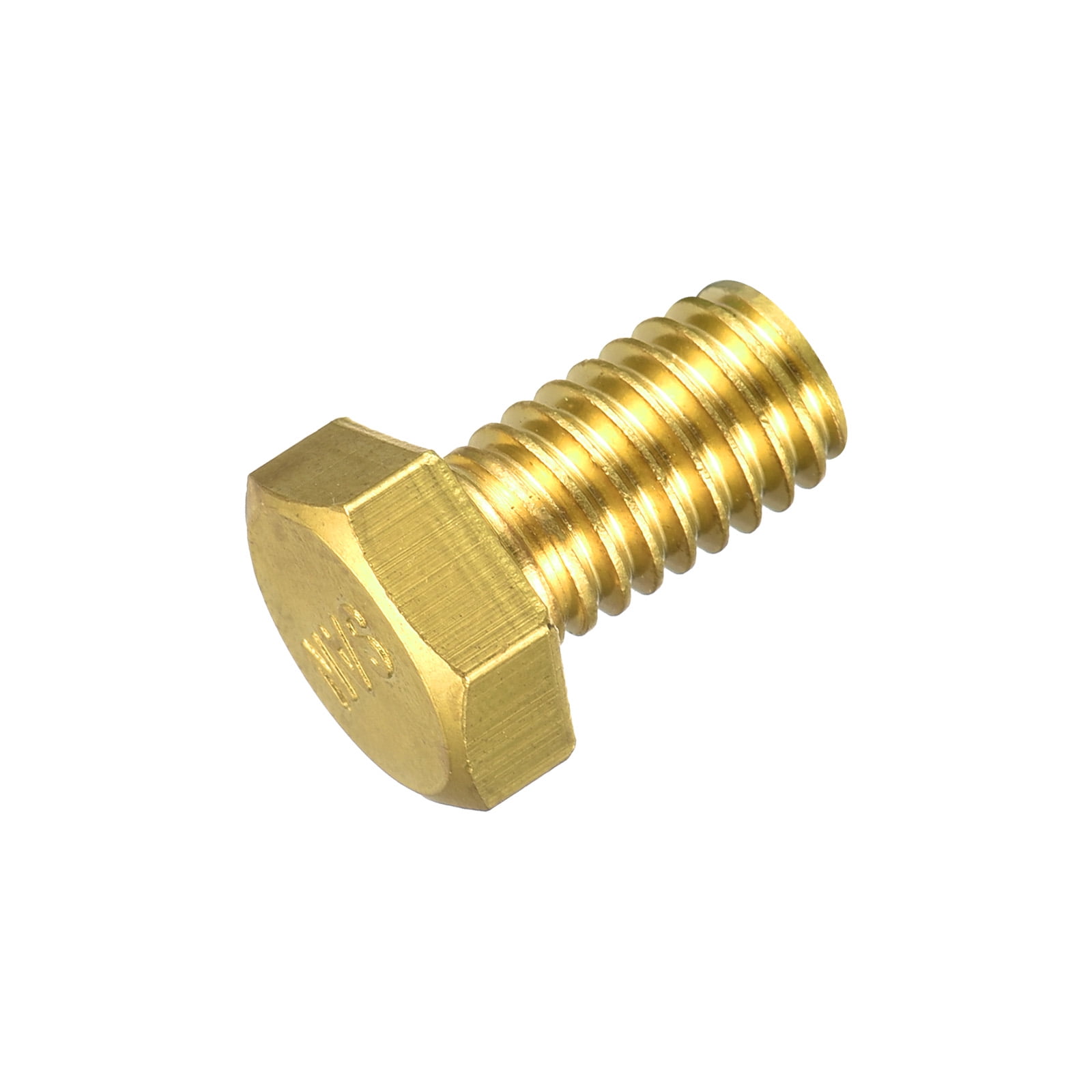 Brass Hex Bolts, 3/816x5/8" 1 Pack Fully Thread Grade 4.8 Machine
