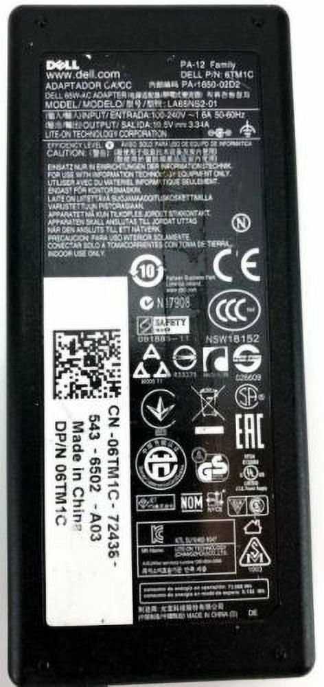 NEW Genuine Dell AC Adapter Power Supply Charger for Laptop Inspiron 15 3541 15 3542 w/Power Cord