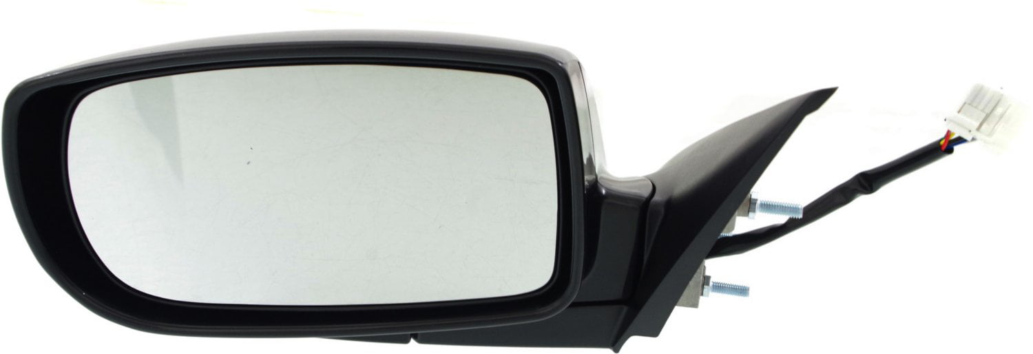 Passenger Side Replacement Power Mirror Glass with Blind Spot Warning for 2015-2016 Hyundai Genesis 