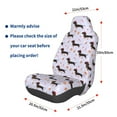 thumbnail image 3 of Balery Dachshund Dog Funda de Asiento para Auto con Diseño - Cubierta Frontal Suave y Transpirable con Protector Antideslizante- 1 Unidad, 3 of 5