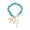 gold blue 0936, variant on Star Charm Anklet for Women Shell Detail Imitation Pearls Jewelry for Beach Wedding Party Wear
