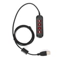 thumbnail image 2 of Adaptateur de Câble QD USB Call H901 Volume Réglable pour Casque 3.5mm Équipement, 2 of 7