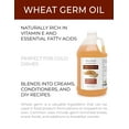 thumbnail image 2 of Wheat Germ Oil USP Grade by Velona - 64 oz | 100% Pure and Natural Carrier Oil | Unrefined, Cold Pressed | Cooking, Face, Hair, Body & Skin Care | Use Today - Enjoy Result, 2 of 5