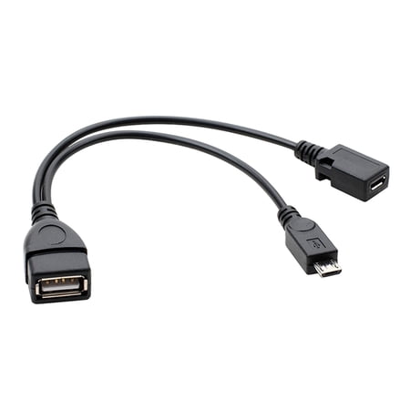 20cm Cable Portable 480Mbps Fast Speed Transmission USB Female Splitter Adapter for Phone