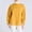 Yellow, variant on AXXD Basic Blouses for Women Business Casual Summer 2024 Solid Color Lapel Casual Long-Sleeved Pocket Shirt